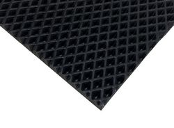 EVA матеріал для виготовлення автокилимків Чорний Ромб 145х125х1 см 1,8м²